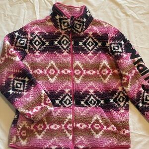 Wrangler Retro Pink and Black Fleece Jacket